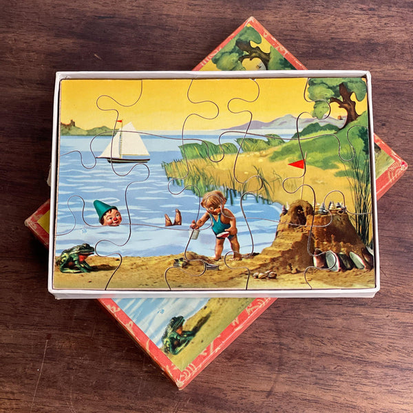 Vintage jigsaw puzzel - Bamestra Curiosa
